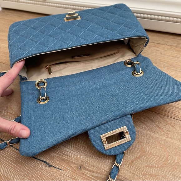 🔃Wild For Coco Denim Handbag | Dark Wash - Picture 5 of 5